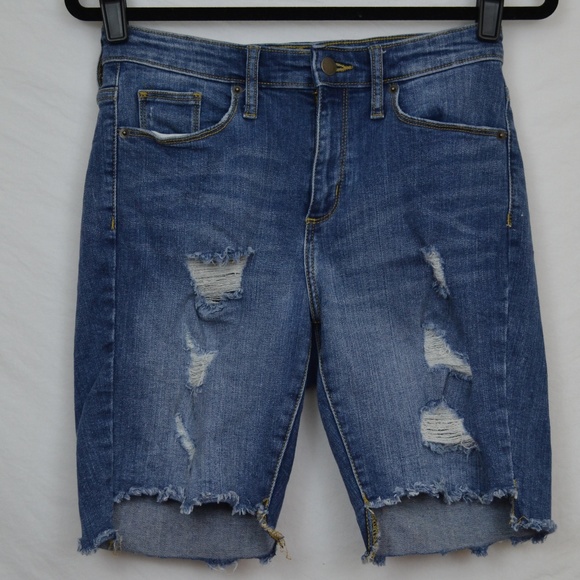 ripped bermuda shorts target